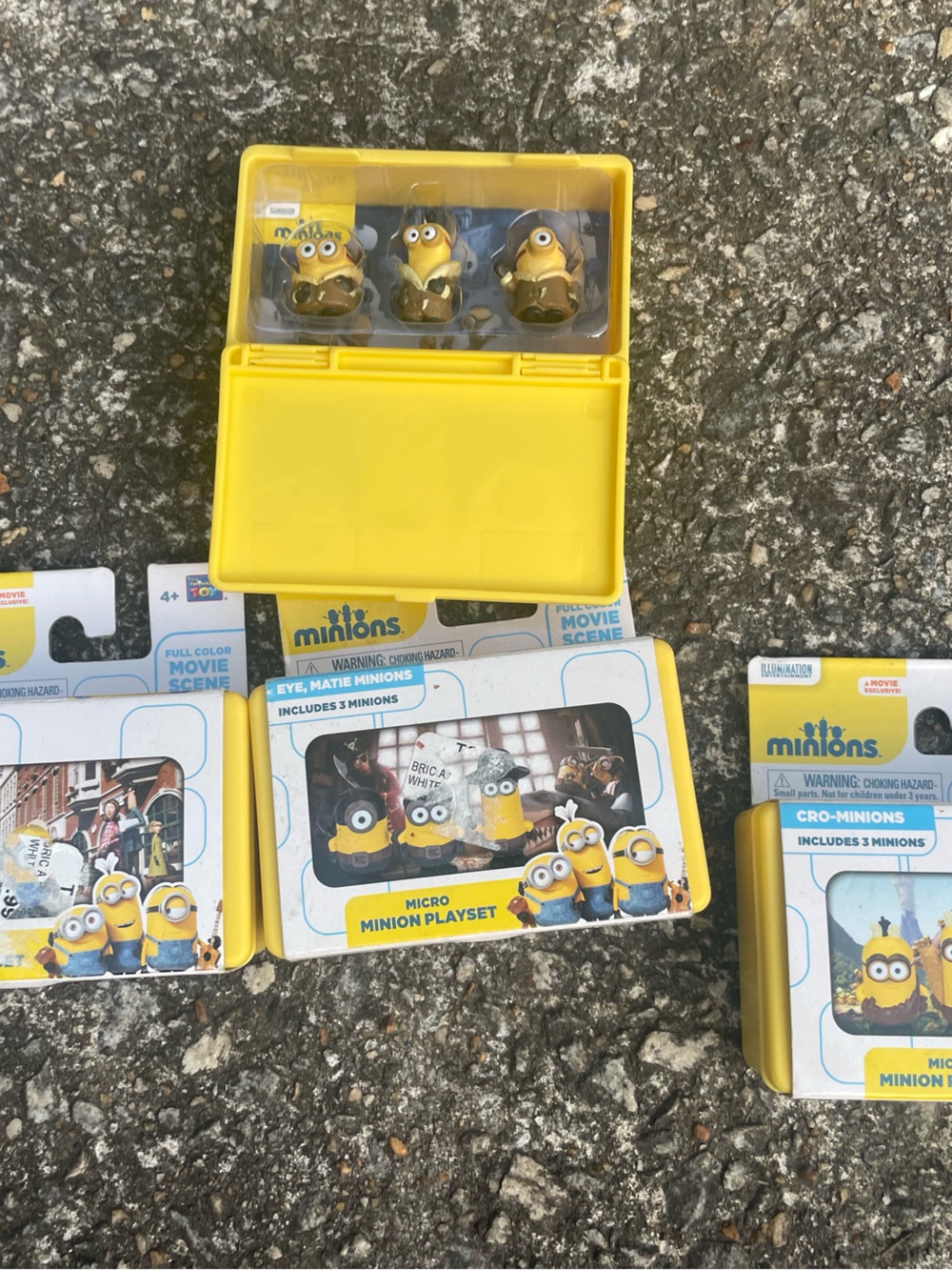 Minions Yellow Micro Minion Playset - 3 Pack
